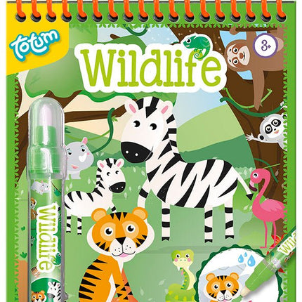 Jungle Kleurboek Met Water - Partywinkel - 8714274025783