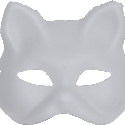 Kat Masker Beschilderbaar - Partywinkel - 8434077120750