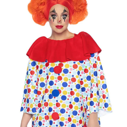 Traje de payaso de color Señoras Leg Avenue