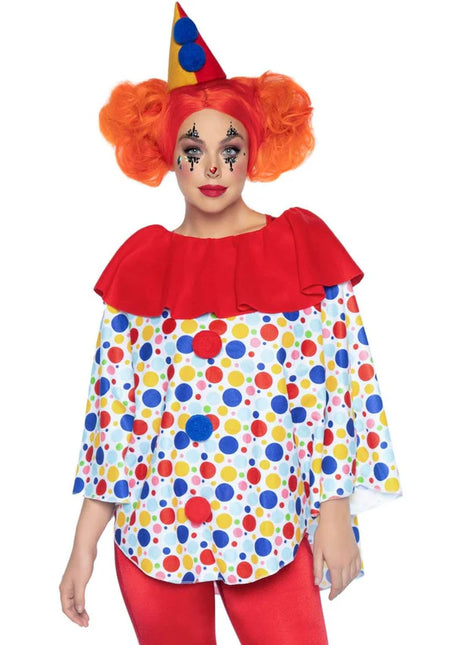 Traje de payaso de color Señoras Leg Avenue