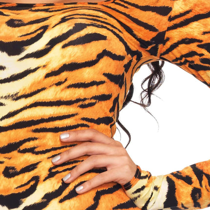 Tiger Catsuit Señoras Leg Avenue