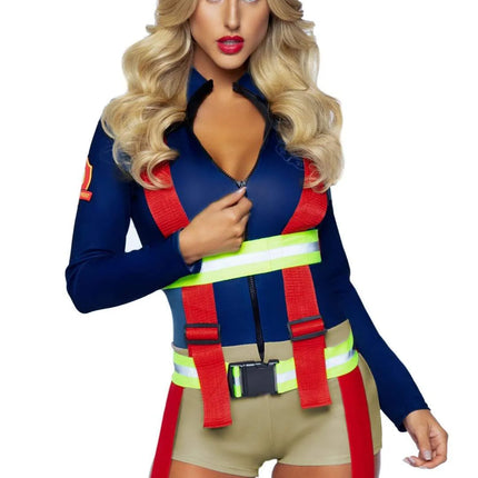 Traje Bombero Señoras Body Leg Avenue