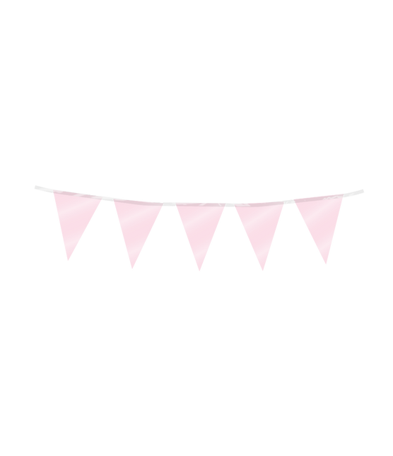 Mini Flagline Light Pink Foil 3m