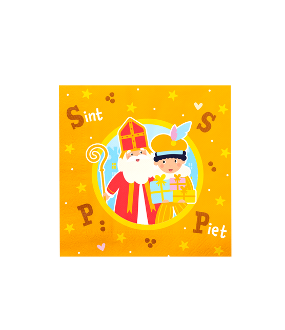 Servilletas Sinterklaas 16cm 16uds.