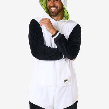 Panda Onesie Zwart Wit - Partywinkel - 8720629387253