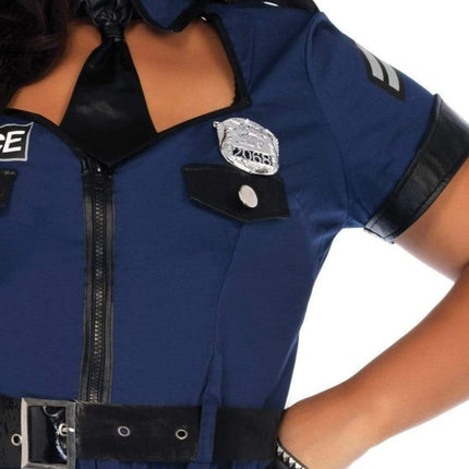 Politie Jurk Dames Plus Size Leg Avenue - Partywinkel - 714718525839