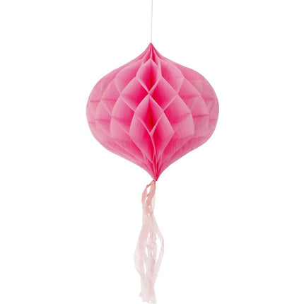 Roze Honeycombs 30cm 3st - Partywinkel - 8714572243155