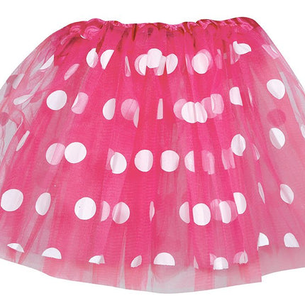 Roze Tutu Meisje Stippen - Partywinkel - 8434077188132