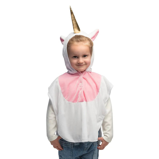 Unicorn Poncho Meisje - Partywinkel - 8712026884817