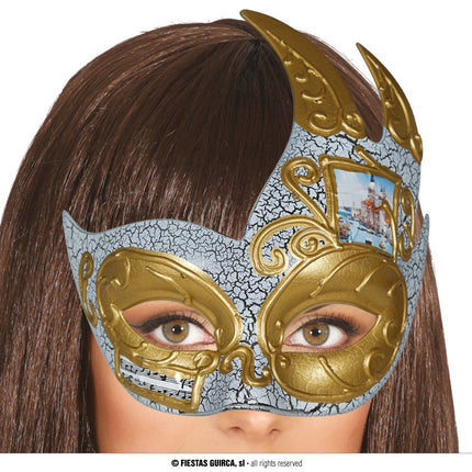 Venetiaans Oogmasker Goud - Partywinkel - 8434077120088