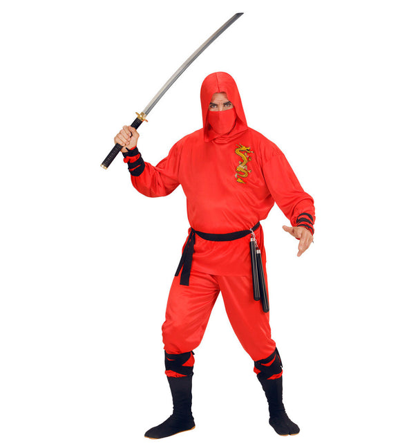 Disfraz de Dragón Rojo Ninja Niño