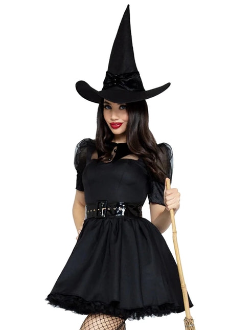 Vestido Halloween Negro Señoras Leg Avenue