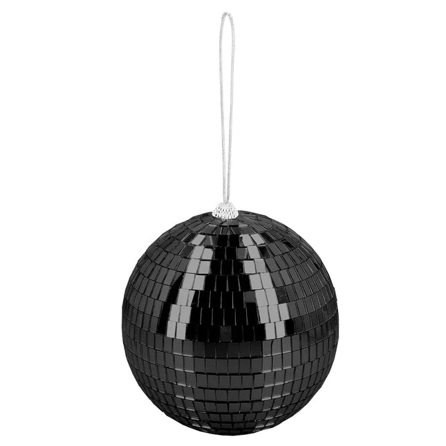 Zwarte Discobal 15cm - Partywinkel - 8712026007766