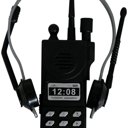 Zwarte Nep Walkie Talkie - Partywinkel - 8434077162972